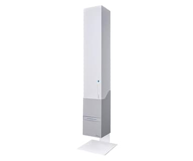 Beghelli Allergy - Purificatore d'Aria con Tecnologia UV-C e Sistema Filtrante Elettrostatico in Acciaio Inox; Elimina Polveri, Pollini, Allergeni, Fumo, Odori, Batteri, Virus, Fino 50 m2;