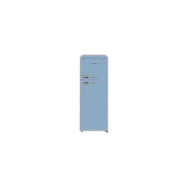 Akai Frigorifero Doppia Porta con Congelatore Retro' 244LT Class F Blu Vintage Libera Installazione CLASS280KBL