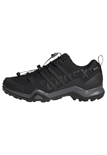 adidas Terrex Swift R2 Gore-Tex Hiking Shoes, Scarpe da Trekking Uomo, Core Black/Core Black/Grey Five, 42 EU