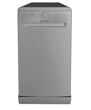 Indesit DSFE 1B10 S, Lavastoviglie 45 cm a Libera Installazione, 10 Coperti, F, Acciaio Inossidabile [Classe di efficienza energetica F]