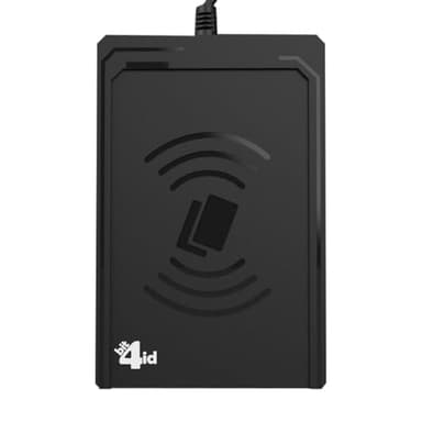 Bit4id Lettore CIE 3.0 per carta d'identità elettronica, carta sanitaria e carta contactless, miniLector CIE con connessione USB e compatibile con Windows, Mac, Linux
