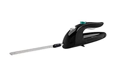 Cecotec Cut-Eat 1800 Coltello elettrico nero 150W, 3 lame in acciaio inox lavabile in lavastoviglie, silenzioso, a basse vibrazioni, custodia inclusa, 3183