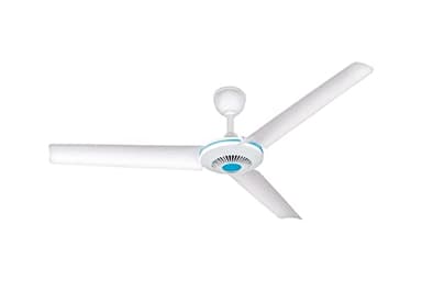 Ventilatore per la casa, lampada da soffitto a pale, colore bianco, a 3 ali, 20 W, 90 cm