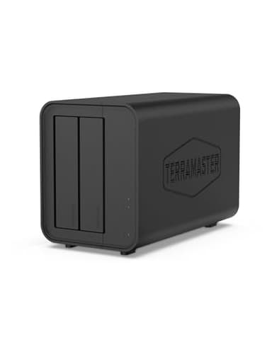 TERRAMASTER F2-212 2Bay NAS - CPU Quad Core DDR4 RAM Archiviazione Domestica Privata Personal Private Cloud con Soluzioni di Backup(Diskless)