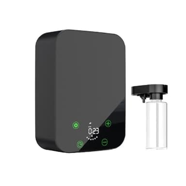 Diffusore di oli essenziali,Diffusore di aromaterapia Bluetooth e Wi-Fi, deodorante professionale, per aromaterapia, superficie di diffusione 300 m³, diffusore di oli essenziali senza acqua (nero)