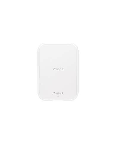 Canon Zoemini 2: Piccole Stampe, Grandi Risultati - Stampante Fotografica Portatile per Smartphone - Mini Stampante Fotografica Compatta e Wireless - Ricarica Rapida via USB C e Bluetooth - Bianco