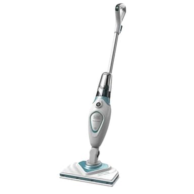 BLACK+DECKER FSM1616-QS LAVAPAVIMENTI A VAPORE STEAM-MOP™ - Potenza 1600 w - Tecnologia Autoselect® con regolazione del vapore manuale, Capacità 350 ml, Serbatoio estraibile Testa lavapavimenti snodabile, Cavo 5 mt