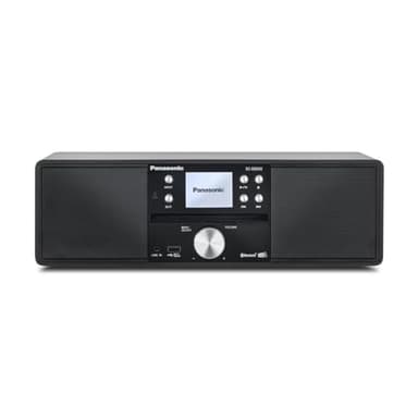 Panasonic SC-DM202EG-K Sistema Stereo Micro Hi-Fi Compatto con CD, Radio DAB+/FM, USB e Bluetooth, Altoparlanti da 24W, Telecomando, Display LCD TFT 2,4", Impostazioni EQ, Nero.