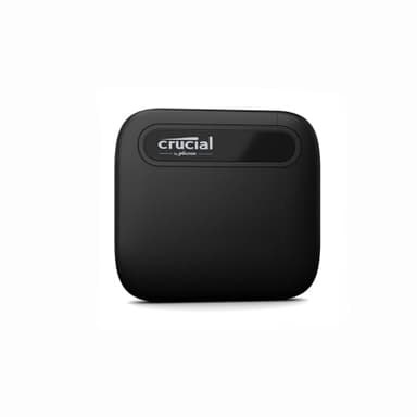 Crucial X6 da 2TB SSD Portatile - Fino a 800MB/s - PC e Mac - Unità a Stato Solido Esterna USB-C, USB 3.2 - CT2000X6SSD9