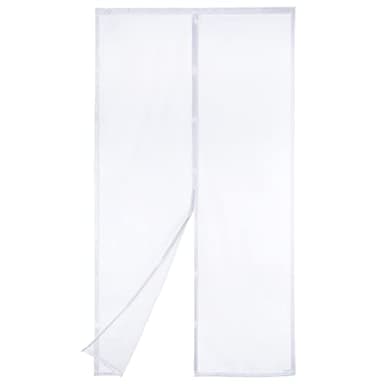 Apalus VP Zanzariera con Magneti in Vetroresina, 140x240 CM- Rete Molto Resistente, Tenda con Magneti Ancora Più Potenti, Resiste al Vento e ai Raggi UV - Non Accorciabile (Bianco)