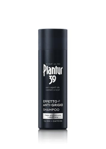 Plantur 39 Effetto Anti-Grigio 5,6-DHI & Caffeine Shampoo 1 x 200ml | Capelli gradualmente più scuri e più forti | Controllo dell’intensità del colore | Favorisce la crescita naturale