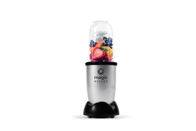 Magic Bullet Mini di nutribullet, Frullatore Elettrico, Frullatore Piccolo, Confezione Base da 3 Pezzi, Potenza 200 Watt, Grigio, MBR03
