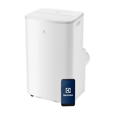 Electrolux 600 Condizionatore portatile caldo/freddo EXP26U559HW Comfort 600, 61 db, connesso, leggero e compatto, gas ecosostenibile R290, bianco
