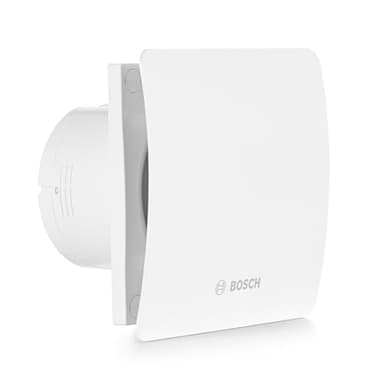 Bosch Aspiratore da Bagno 1500 W 100 - Ventilatore da Bagno e Toilette per Combattere Muffa e umidità - con Sensore di umidità e Timer - Diametro da 100mm