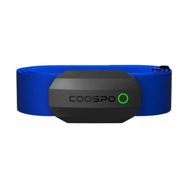 COOSPO H808S Fascia Cardio Cardiofrequenzimetro Fascia Toracica Bluetooth/ANT+, Sensore di Frequenza Cardiaca Impermeabile IP67 Compatibile con CoospoRide/wahoo fitness/strava/Pulsoid