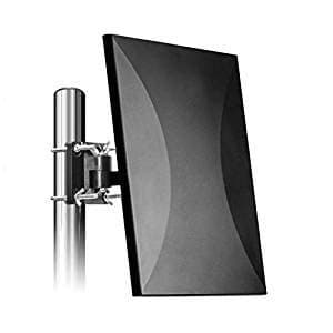 Bitvue, Antenna TNT esterna Antenna TV esterno/interno 160 KM Ricevitore, Cavo coassiale da 10 m, rivestimento anti-UV, impermeabile e dal design compatto