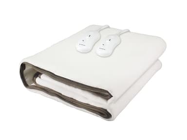 BEPER P203TFO110 Scaldaletto Matrimoniale 160x140 cm, Morbido al tatto, Lavabile,120W, 3 Temperature, Protezione contro il surriscaldamento