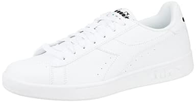 Diadora Torneo, Scarpe da ginnastica, Unisex - Adulto, Bianco Bianco Nero, 41 EU