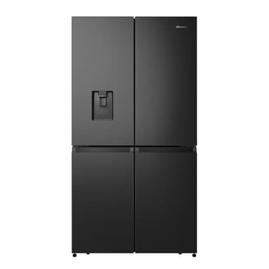 Hisense Frigorifero e congelatore americano a quattro porte, 609 litri, nero