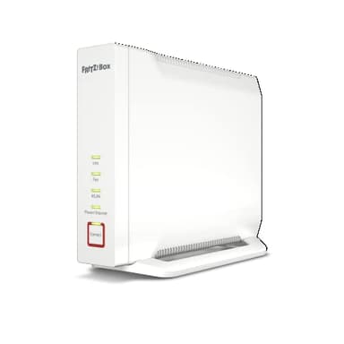 AVM Box 4060 Edition International, Router Wi-Fi 6 Tri Band Fino A 6.000 Mbit, S, Wan A 2.5 Gb, 3X Lan Gb, 1X Usb, Access Point, Mesh, Base Dect, Media Server, Interfaccia In Italiano, Bianco