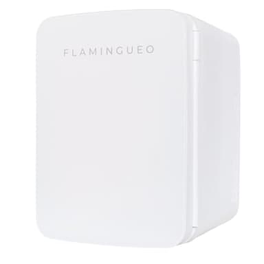 Flamingueo Frigorifero Piccolo - Mini Frigo 10L, 12V/220V, Mini Frigo da Camera, Frigo Piccolo da Ufficio, Raffreddamento e Riscaldamento, Frigo Bar