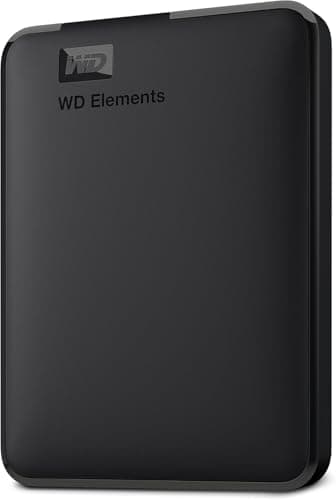 WD 2 TB Elements Portable External Hard Drive - USB 3.0, Black