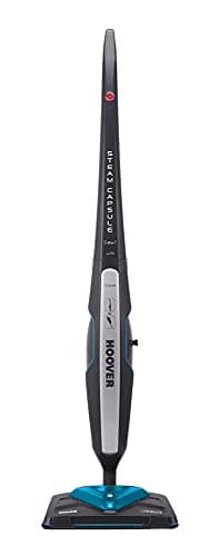 Hoover Steam Capsule CA2IN1D 011 Scopa a Vapore Lavapavimenti con Pistola a Vapore Portatile, Professionale, Accessorio per Tappeti, Igienizzante, Capacità 0.35 Litri, 1700W, Grigio e Blu