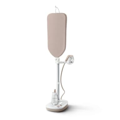 Philips Soluzione di stiratura All-in-One Serie 6000 - Asse multiangolare, tecnologia anti-bruciatura, 1800W, comandi a pedale, elimina fino al 99,9% di batteri e acari della polvere* (AIS6010/10)