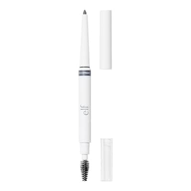 e.l.f. Instant Lift Waterproof Brow Pencil, matita per sopracciglia a lunga tenuta, per modellare e definire le sopracciglia, prodotto vegano e non testato sugli animali, Grey