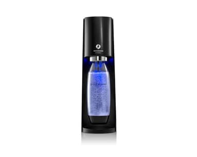 sodastream E-Terra, Gasatore d’Acqua Frizzante Elettrico,1 Bottiglia Pet, Incluso Cilindro Contente Co2, 1 Litro e 1 Alimentatore