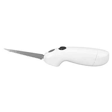 Coltello Elettrico, Coltello da Cucina Per Affettatrice Elettrica, Alimentato a Batteria, Coltello da Bistecca Portatile Per Tacchino, Pane, Formaggio, Verdura, Frutta