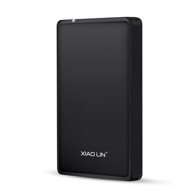 XIAO LIN 500GB Ultra sottile 2.5 pollice portatile Hard Disk esterno USB3. 0,Plug-and-Play,compatibile con PC, Mac, computer portatile,nero (500,GB)