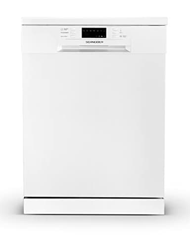 SCHNEIDER SCDW1542IDW, Lavastoviglie, Libera installazione, 15 posate, Cassetto posate, Partenza ritardata, 6 programmi, Piedini regolabili, Motore inverter, 42Db, Bianco