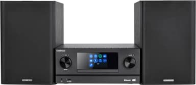 KENWOOD, Sistema Micro HiFi Stereo M-9000S, con Ricevitore Radio da Internet, DAB+ o FM, Lettore CD e Presa USB, Connessione a Spotify e Bluetooth, con Funzione Radiosveglia, Black