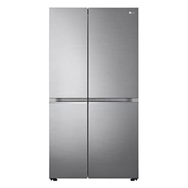 LG GSBV70PZTE Frigorifero Americano Side by Side Total No Frost con Congelatore, 655 L, Door Cooling, Linear Cooling, Multy Air Flow, Compressore Lineare Inverter - Frigo con Freezer