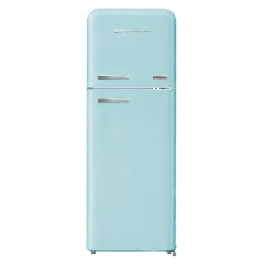 PYRAMIDEA Frigorifero Vintage Colorato Azzurro Doppia Porta Ventilato 240 L Lordi (206 L Netti) MAMBO2402LB
