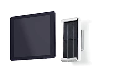 Durable Supporto da parete per tablet da 7 a 13 pollici, ruotabile di 360°, con sistema antitaccheggio, colore: bianco