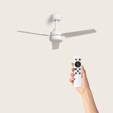 TECHBREY Ventilatore da Soffitto Silenzioso Vacker 105cm Motore DC Per Esterni