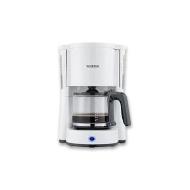 SEVERIN 4816-000 KA 4816 - Macchina da caffè con filtro tipo 1000, in plastica, 1,25 litri, colore: Bianco