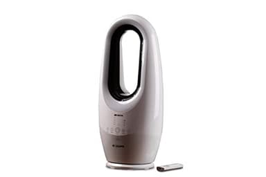 Ariete 804 Ventilatore Digitale Ciclope, Senza pale, 45W, Timer fino a 10h, 3 velocità, Silenzioso, 3 modalità di ventilazione, Luce led, Bianco