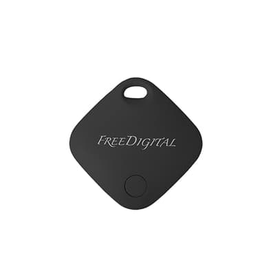 Freedigital Air Tag,Smart Tracker,certificato FMI, Airtag1 pezzo, Compatibile con Apple Dov'è (solo iOS, NO Android),Localizzatore Chiavi, Bagagli, Borse, Auto. SmarTag,con batteria sostituibile