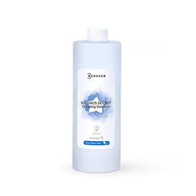 ECOVACS Soluzione detergente da 1L per i robot aspirapolvere Ecovacs DEEBOT N30/ N20/X1/X2/X5/T10/T20/T30 serie con stazione OMNI All-in-One, accessorio originale