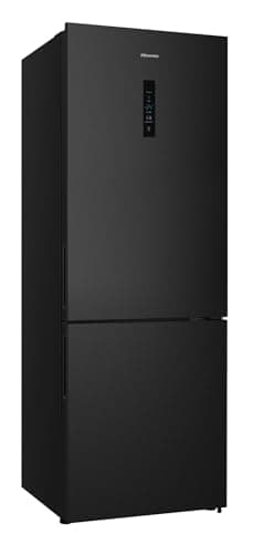 Hisense RB645N4BFE, Frigorifero Combinato, 489L, Classe E, Black Inox, Display