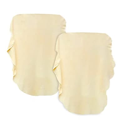 ILLUVA Pelle di Daino per Auto 2 Pezzi (60x40 cm), Grande Pelle di Daino per Auto Professionale Panno per Pulizia, Asciugatura, Lucidatura - Super Assorbenti
