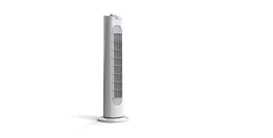 Beko - EFW5100W - Ventilatore a Torre, 35 W, 43 Decibel, 3 Velocità - Bianco, 22x22xh76 cm
