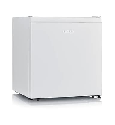 Severin Mini frigo capienza 45 litri, compressore, molto silenzioso, congelatore da 6 litri, classe E, portabottiglie da 2 litri, porta reversibile, KB 8884