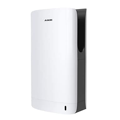 AIKE AK2065 Asciugamani Elettrico Bagno Professionale, Basso Consumo Energetico, 1450 W, 7-10 Secondi per Asciugare Le Mani, Efficiente Filtro HEPA