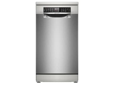 Bosch SPS6YMI14E Serie 6, Lavastoviglie da libera installazione, Home Connect, PerfectDry: Asciugatura impeccabile, consumi ridotti, Diagnostica da remoto, EmotionLight, Acciaio, 45cm