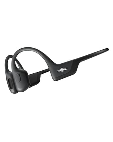 SHOKZ Auricolari OpenRun Pro a conduzione ossea, auricolari sportivi Bluetooth open-ear con microfono, cuffie wireless impermeabili IP55, autonomia 10 ore, Fascia auricolare sport, Nero