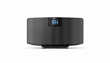 Philips M2805/10 Radio Internet, Radio Bluetooth, Bluetooth Multiplo, Wi-Fi, Spotify Connect, Funzione Allarme, Suono Stereo, Display TFT, Design Snello, Nero